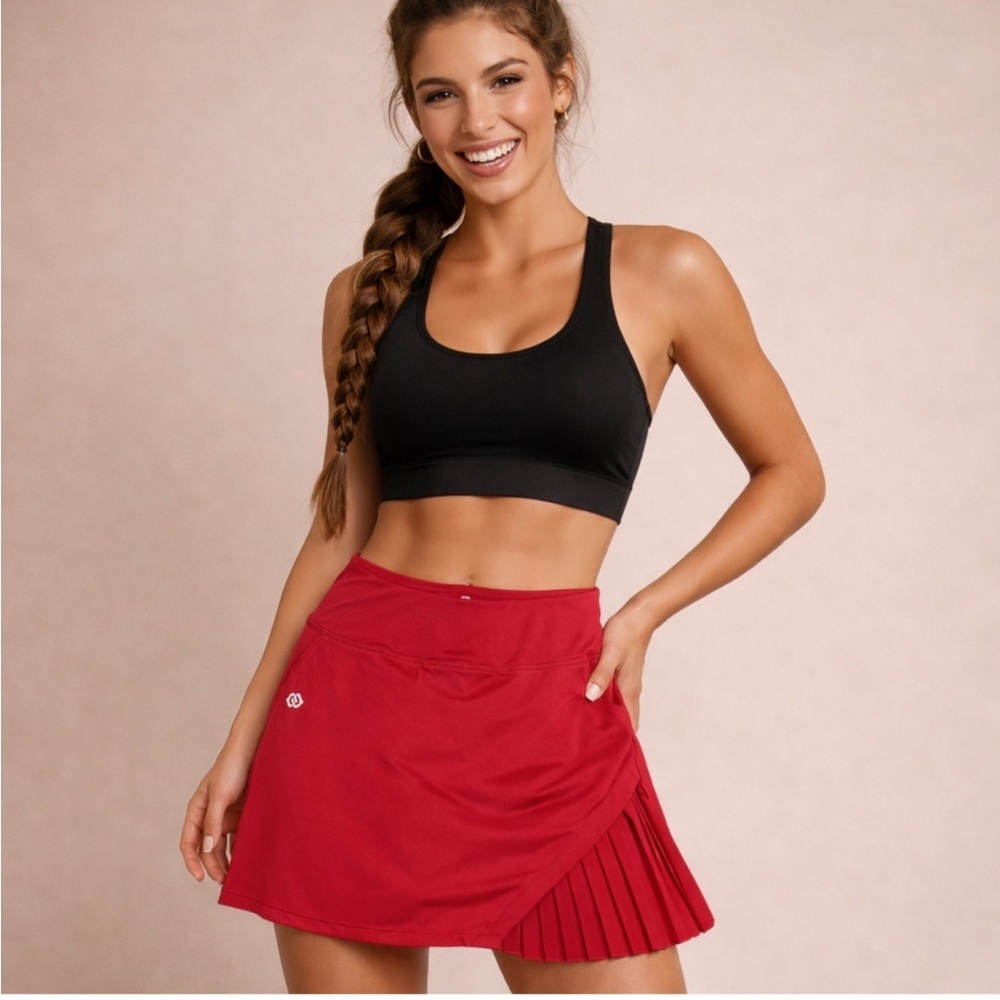 MOFIZ Red Athletic Skort / Tennis Golf Activewear / Size US Medium